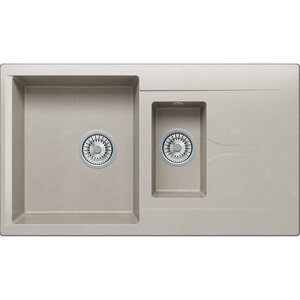 Изображение товара Кухонная мойка Polygran Brig-870 № 14 627376, 87 см, искусственный камень, серый