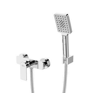Изображение товара Смеситель для душа Rossinka RS50-42 с душевым гарнитуром хром