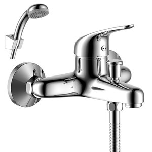 Изображение товара Смеситель для ванны и душа Rossinka Y40-31, с душевым гарнитуром, хром