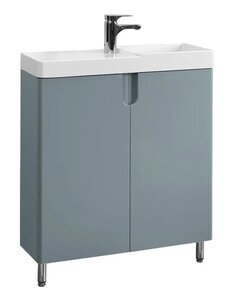 Изображение товара Тумба под раковину Belux Даллас Н 70, 4810924288417, 70 см, подвесная, ematite матовый