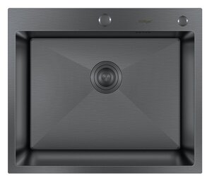 Изображение товара Кухонная мойка Hoffger HFG-6045B black из нержавеющей стали PVD
