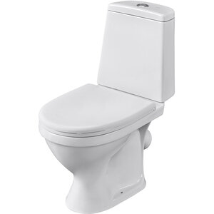 Изображение товара Унитаз-компакт Santeri Прайм стандарт 1.P205.4.S00.00B.F, крышка-сиденье стандарт, белый