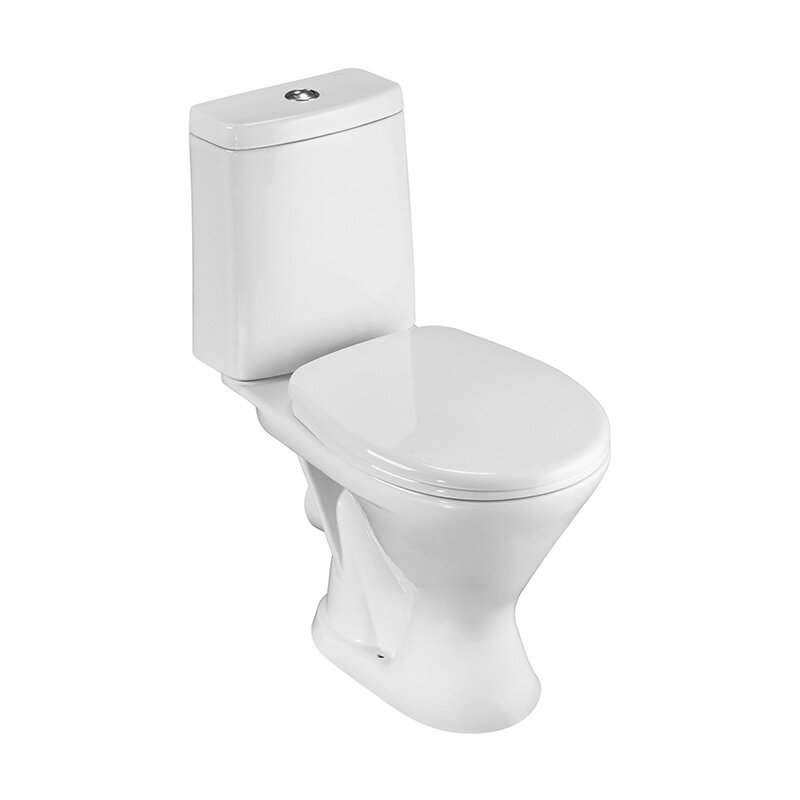 Изображение товара Унитаз-компакт Santeri Грация 1.P210.3.S00.00B.F фарфор белый двухрежимный с бесободковой конструкц