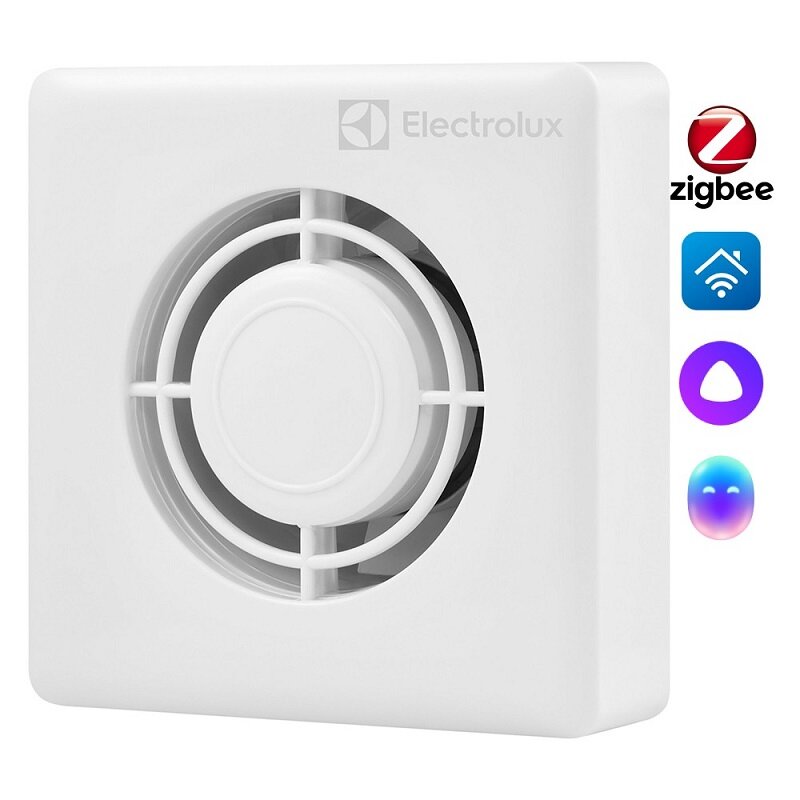 Изображение товара Вентилятор вытяжной Electrolux Slim EAFS-120TH, НС-1126798, с таймером и гигростатом, белый