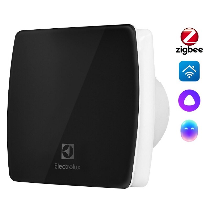 Изображение товара Вытяжной вентилятор Electrolux Glass Glass EAFG-100 черный для влажных помещений