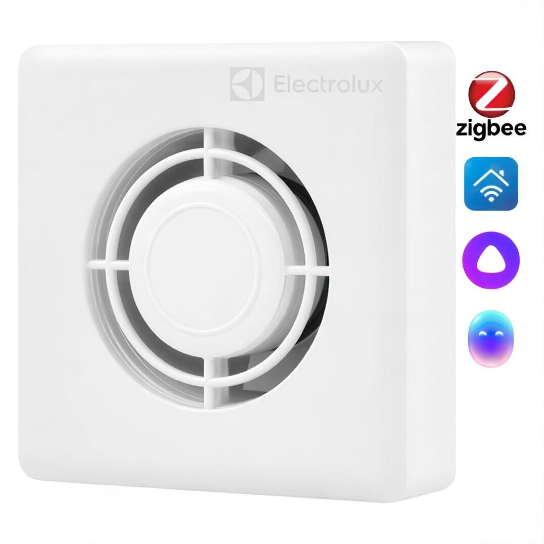 Изображение товара Вентилятор вытяжной Electrolux Slim EAFS-100T, НС-1126794, с таймером, белый