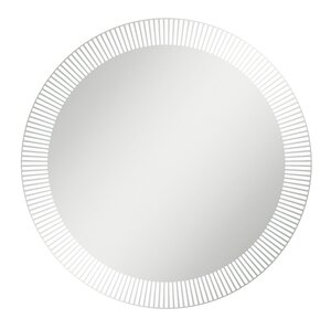 Изображение товара Зеркало Belux Джаз В 75, 4810924283184, 75 см, с подсветкой, белый глянцевый