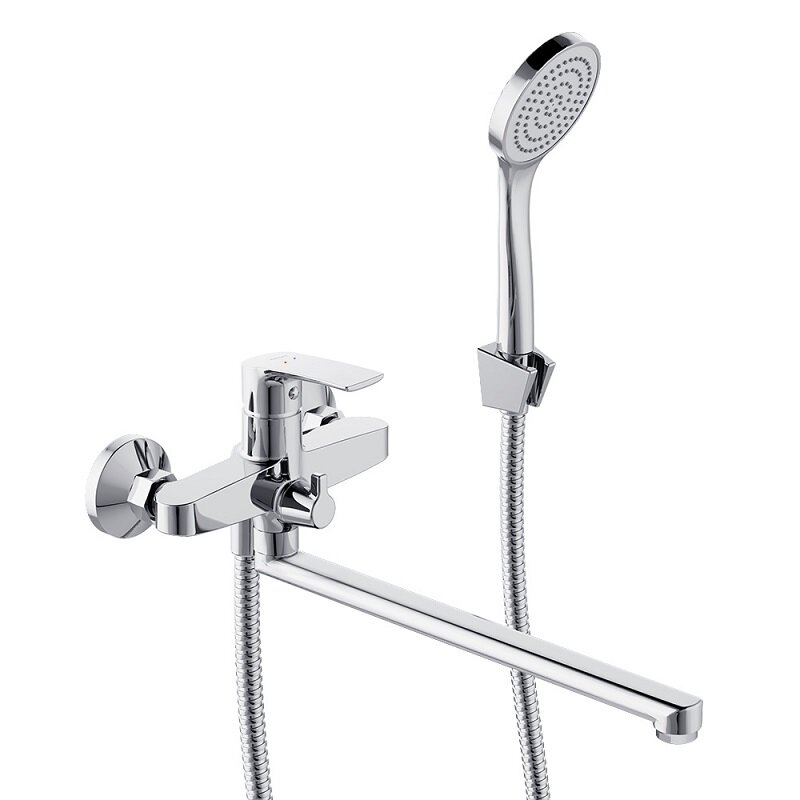 Изображение товара Смеситель для ванны и душа Damixa Eclipse 2.0 489500000, с душевым гарнитуром, цвет хром