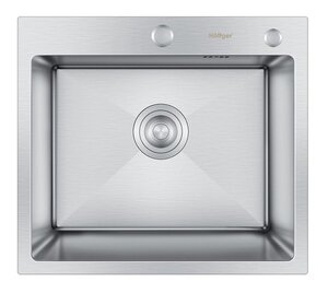 Изображение товара Кухонная мойка Hoffger HFG-5045S satin из нержавеющей стали 50 см