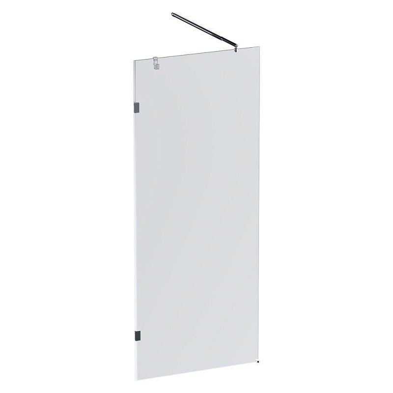 Изображение товара Душевая стенка Am.Pm X-Joy W94UWI-80-F1-MTE, 80 см, со свободным входом, стекло прозрачное, фурнитура хром матовый