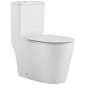 Изображение товара Унитаз напольный SantiLine SL-5029, сиденье микролифт, смыв торнадо, цвет белый