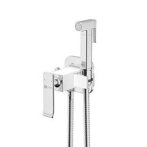 Изображение товара Гигиенический душ со смесителем Lemark Контест/Contest LM5820CW, хром/белый