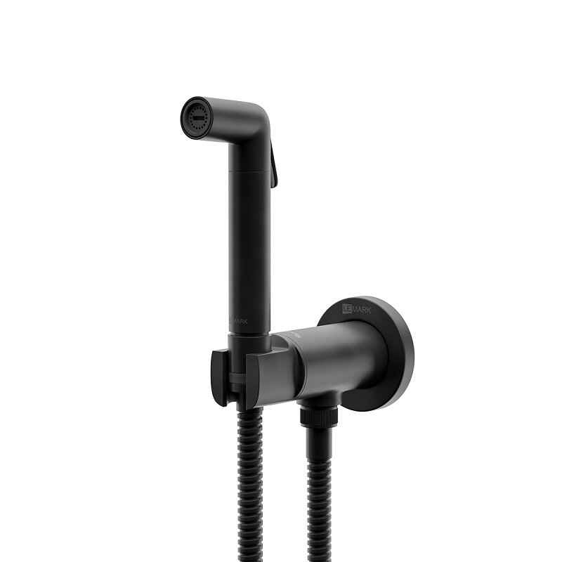 Изображение товара Гигиенический душ со смесителем Lemark Solo LM7171BL, черный