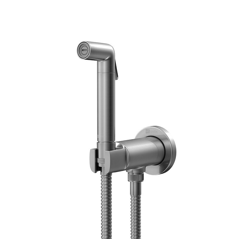 Изображение товара Гигиенический душ со смесителем Lemark Solo LM7171GM графит