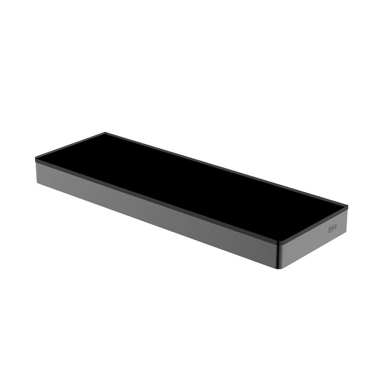 Изображение товара Полка Black&White GA-9610GM Gravity 30 см gunmetal/черное стекло Изображение товара Полка Black&White GA-9610GM Gravity 30 см gunmetal/черное стекло