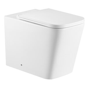 Изображение товара Унитаз приставной SantiLine SL-5021T, безободковый, сиденье микролифт, смыв торнадо, цвет белый