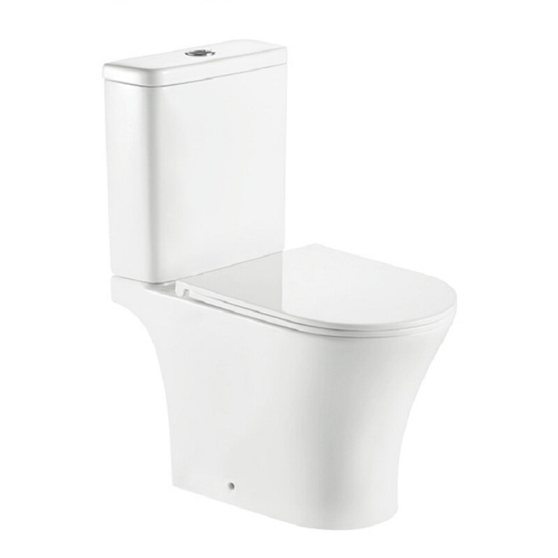 Изображение товара Унитаз напольный SantiLine SL-5010 безободковый с микролифтом белый