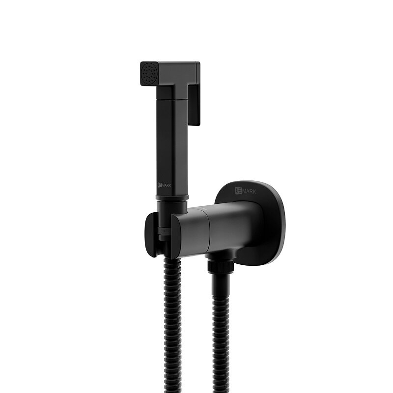 Изображение товара Гигиенический душ со смесителем Lemark Solo LM7172BL, черный