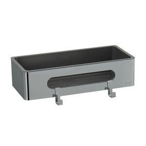 Изображение товара Полка для душа Lemark Shelf line 9771043 30 см с крючками хром/графит