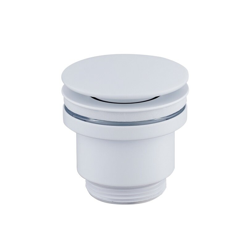 Изображение товара Донный клапан Lemark LM8500MW universal click-clack for sink white matte