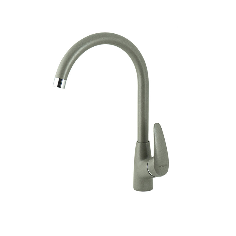 Изображение товара Смеситель для кухонной мойки Lemark Linara LM0405PGS серый шёлк
