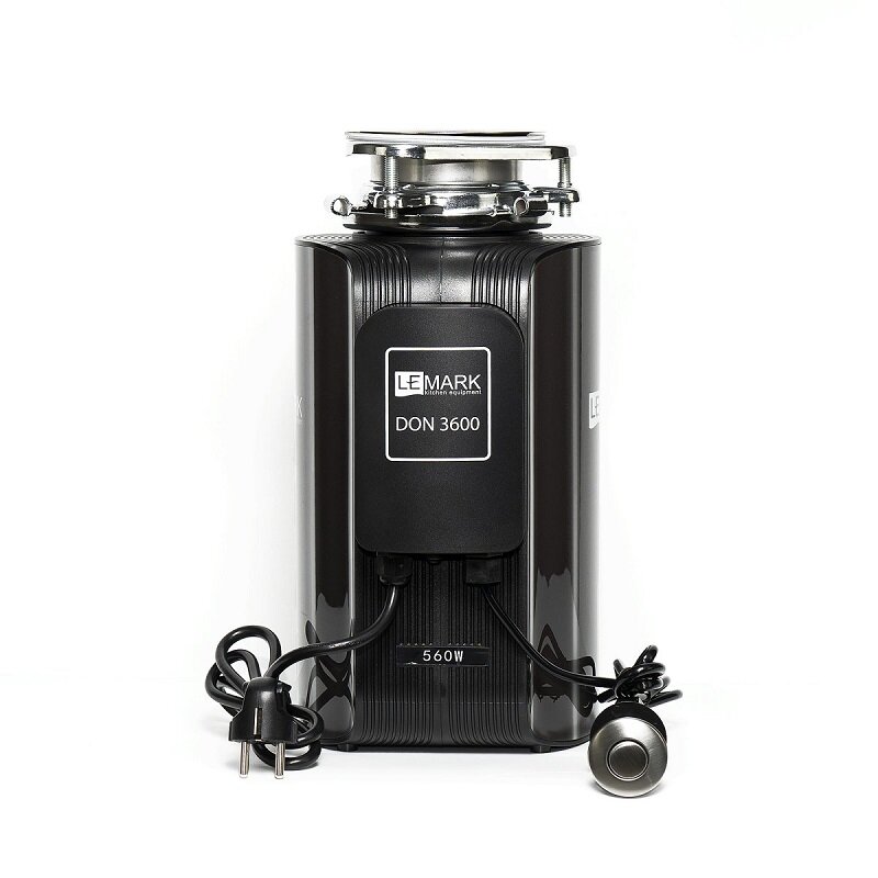 Изображение товара Измельчитель пищевых отходов Lemark Don 3600 560 Вт черный