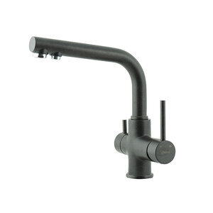 Изображение товара Смеситель для кухонной мойки Lemark Comfort LM3061PAN с подключением к фильтру, антрацит