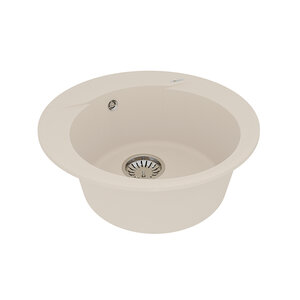 Изображение товара Кухонная мойка Lemark Sula 9910006 50 см искусственный камень шампань круглая