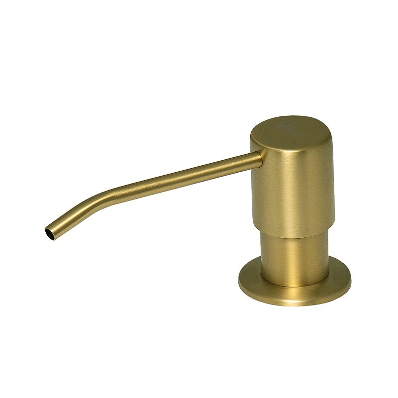 Изображение товара Дозатор встраиваемый для жидких моющих средств Lemark LM8201LGN, PVD покрытие, золото светлое