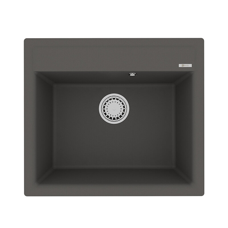 Изображение товара Кухонная мойка Lemark Hanka 9910017, 57 см, искусственный камень, серый шёлк