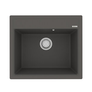 Изображение товара Кухонная мойка Lemark Hanka 9910017, 57 см, искусственный камень, серый шёлк