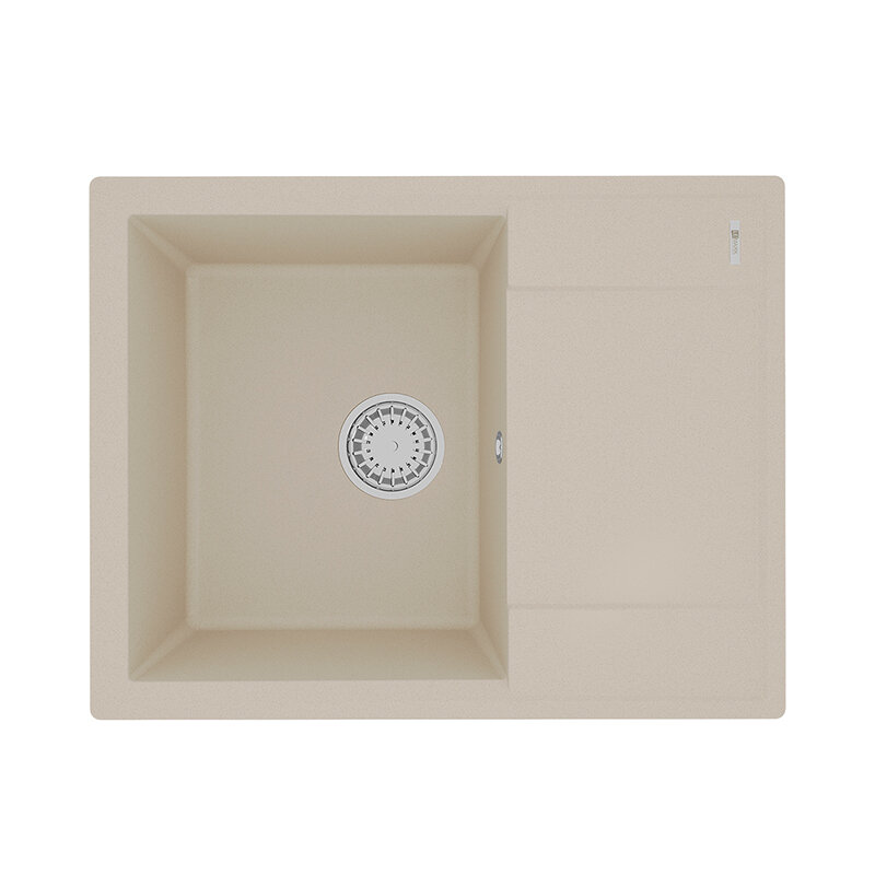 Изображение товара Мойка кухонная Lemark Imandra 9910020 64 см из искусственного камня бежевый