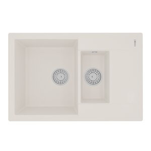 Изображение товара Кухонная мойка Lemark Ramza 9910040 76 см из искусственного камня жасмин