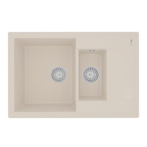 Изображение товара Кухонная мойка Lemark Ramza 9910042, 76 см, искусственный камень, шампань