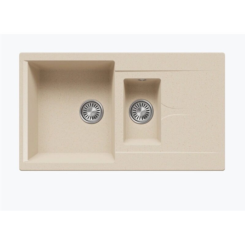 Изображение товара Кухонная мойка Polygran Brig 870 87 см искусственный камень бежевый