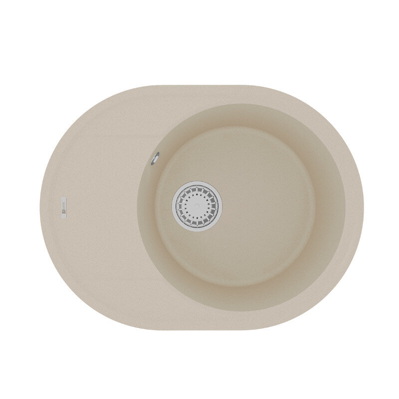 Изображение товара Кухонная мойка Lemark Lacha 9910050 из искусственного камня 62 см бежевый