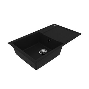 Изображение товара Кухонная мойка Lemark Imandra 9910031, 84 см, материал искусственный камень, антрацит