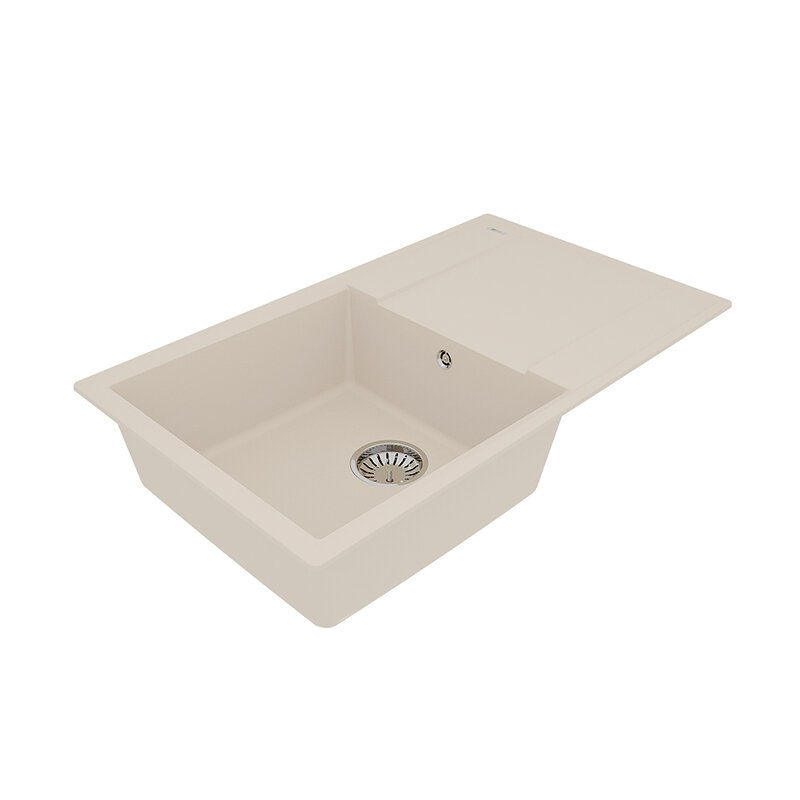 Изображение товара Кухонная мойка Lemark Imandra 84 см из искусственного камня шампань