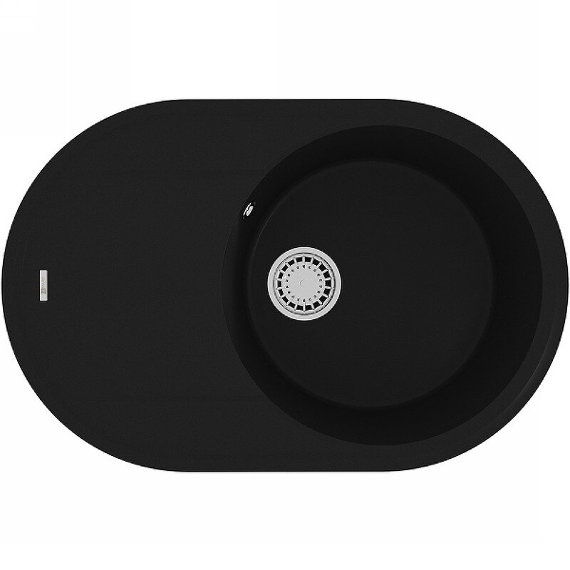 Изображение товара Кухонная мойка Lemark Lacha 9910055, 76 см, искусственный камень, антрацит