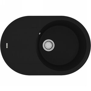 Изображение товара Кухонная мойка Lemark Lacha 9910055, 76 см, искусственный камень, антрацит