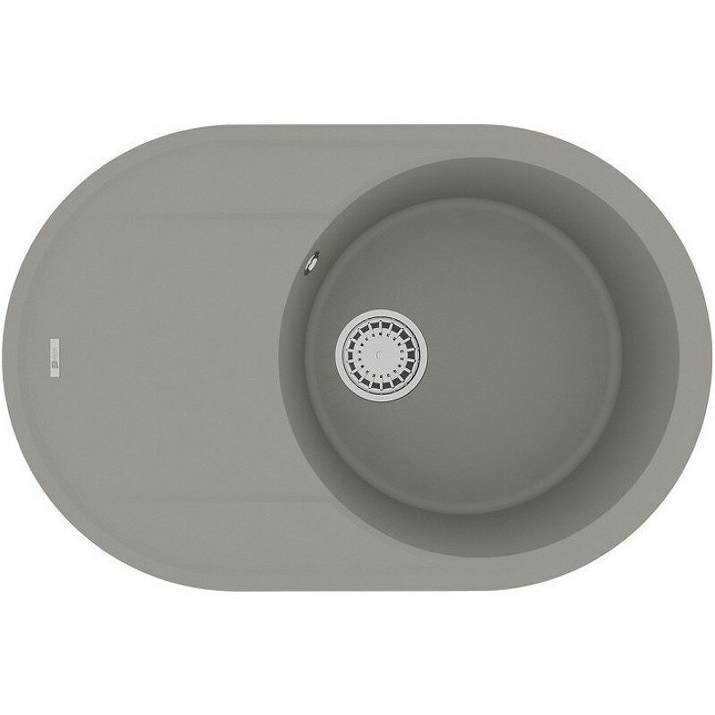 Изображение товара Кухонная мойка Lemark Lacha 9910057, 76 см, кварцгранит серый