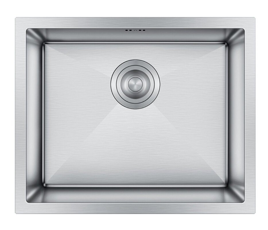 Изображение товара Кухонная мойка Hoffger HFG-5444S satin 54 см из нержавеющей стали