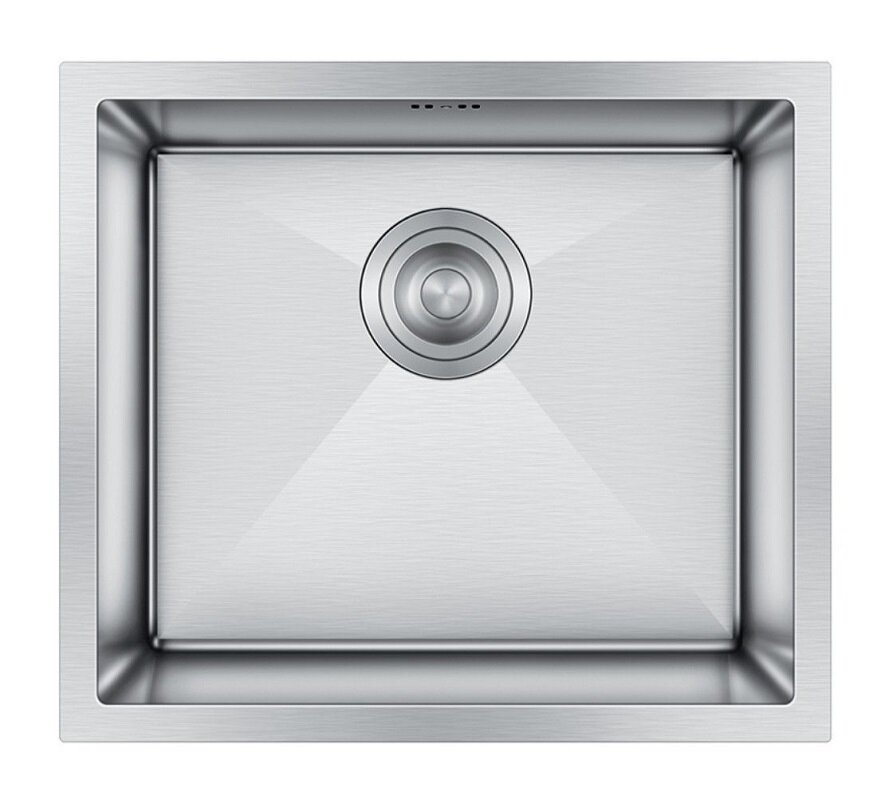 Изображение товара Кухонная мойка Hoffger HFG-5044S satin из нержавеющей стали 50 см матовая