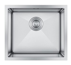 Изображение товара Кухонная мойка Hoffger HFG-5044S satin, 50 см, нержавеющая сталь, сатин матовый