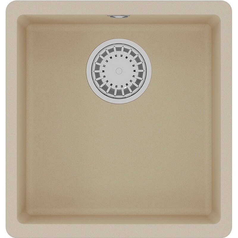 Изображение товара Кухонная мойка Lemark Sinara 400-U 9910062, 40 см, искусственный камень, бежевый