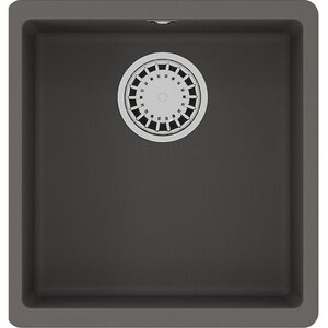 Изображение товара Кухонная мойка Lemark Sinara 400-U 9910065 из кварцгранита 40 см серый шелк
