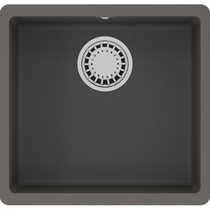 Изображение товара Кухонная мойка Lemark Sinara 440-U 9910071, 44 см, искусственный камень, цвет серый шелк