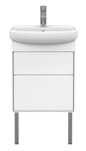 Изображение товара Тумба под раковину Belux Клермонт Н 50-02, 4810924281593, 50 см, подвесная, белый глянцевый