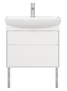 Изображение товара Тумба под раковину Belux Клермонт Н 60-02, 4810924281616, 60 см, подвесная, белый глянцевый