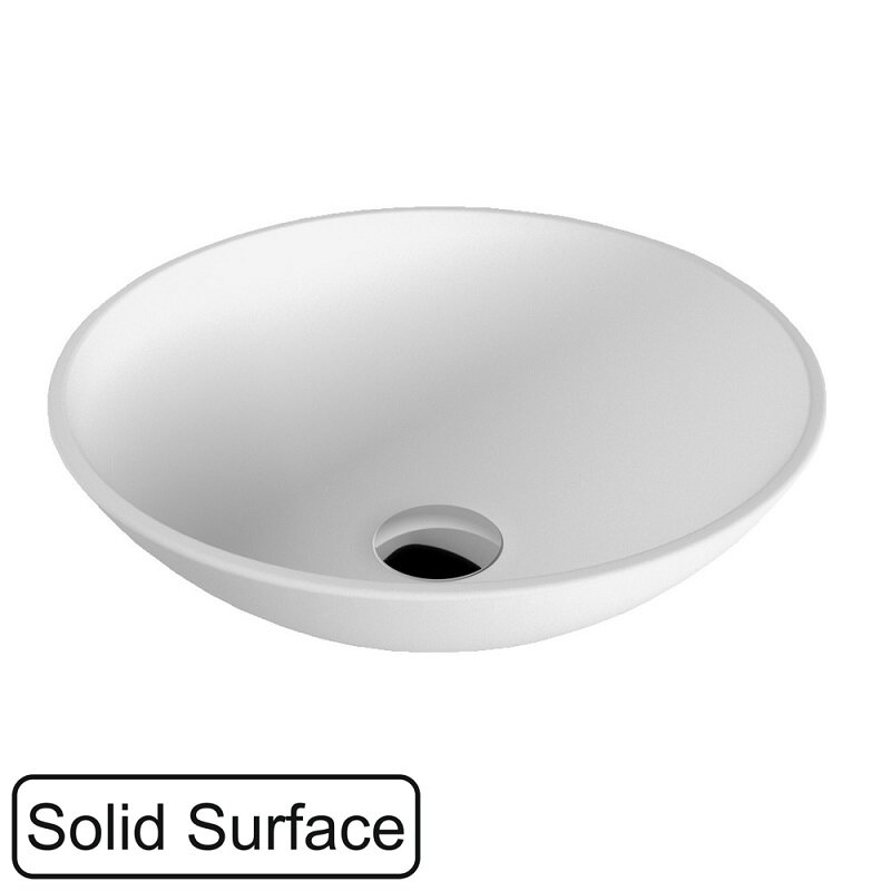 Изображение товара Раковина Whitecross Jade 703.040040.200 круглая 40 см из искусственного камня